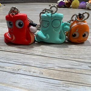 Disney Doorables Handmade Keychains Set of 3 Nemo